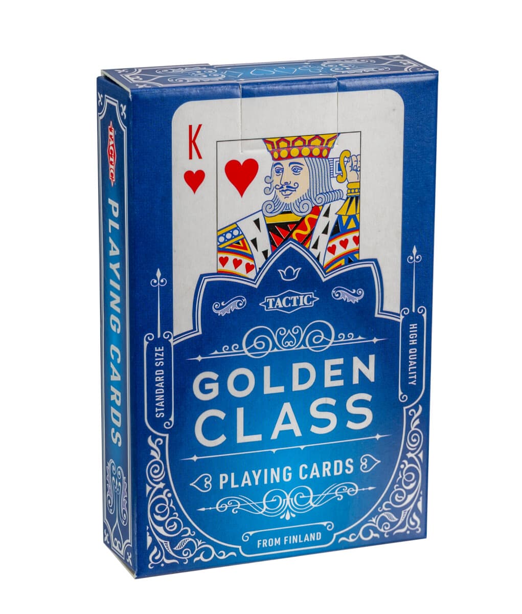 Tactic Playing Cards Golden Class box view