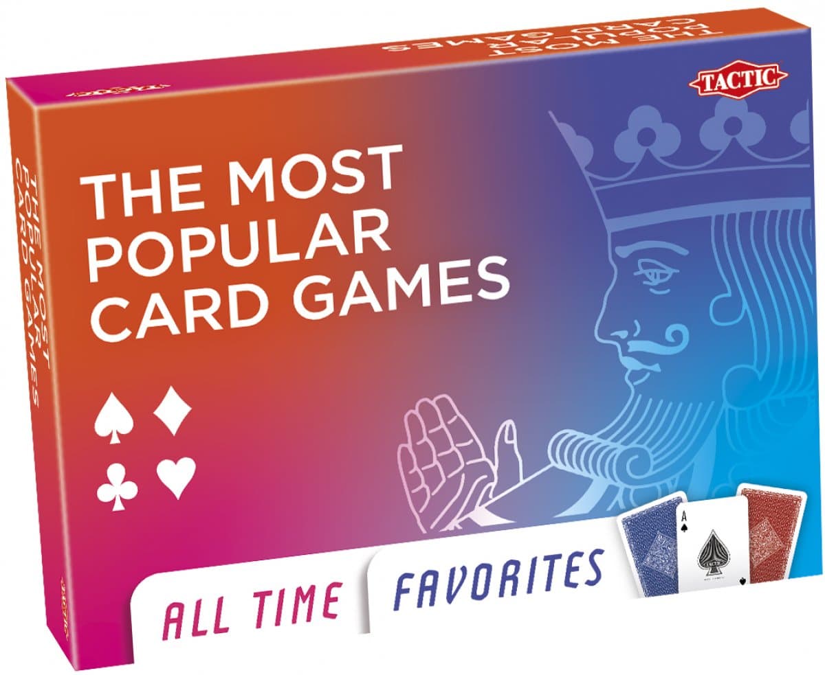 Tactic Popular Card Games Playing Cards box view
