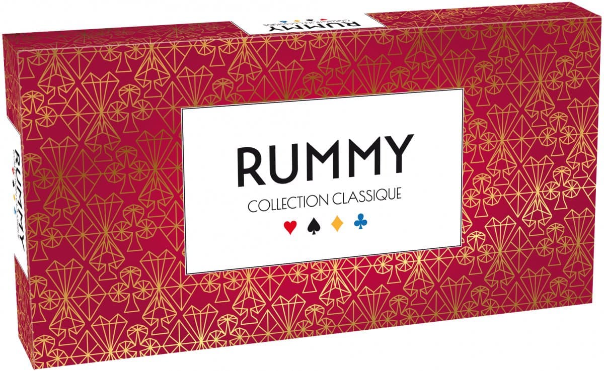Tactic Deluxe Rummy Board Game box view