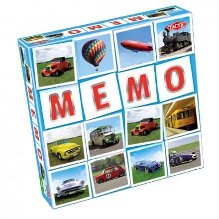 Tactic Memo Transport Board Game box view