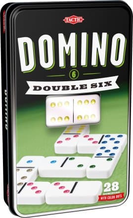 Tactic Domino Double 6 Board Game box view