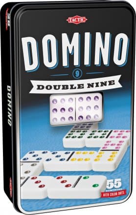 Tactic Domino Double 9 Board Game box view