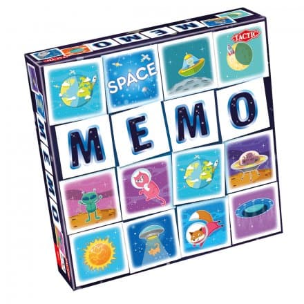 Tactic Memo Space Board Game box view