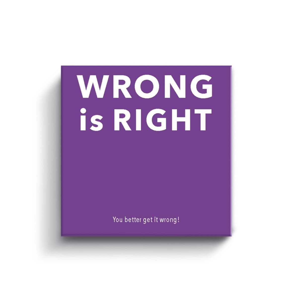 Gamestorm Gift Game Wrong Is Right Board Game box view