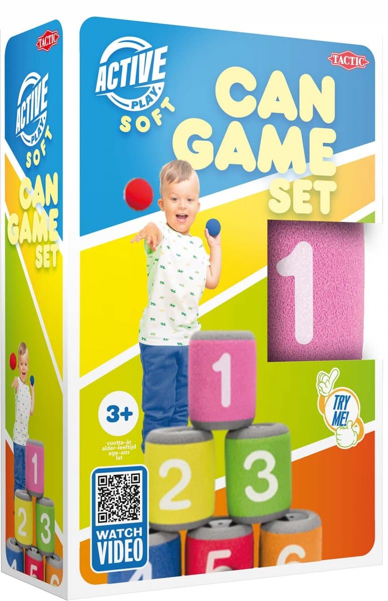 Tactic Active Play Soft Can Game Outdoor Game box view
