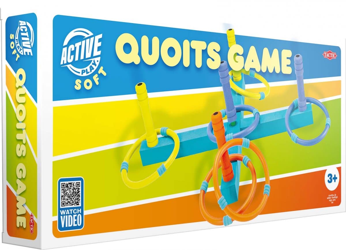 Tactic Active Play Soft Quoits Game Outdoor Game box view
