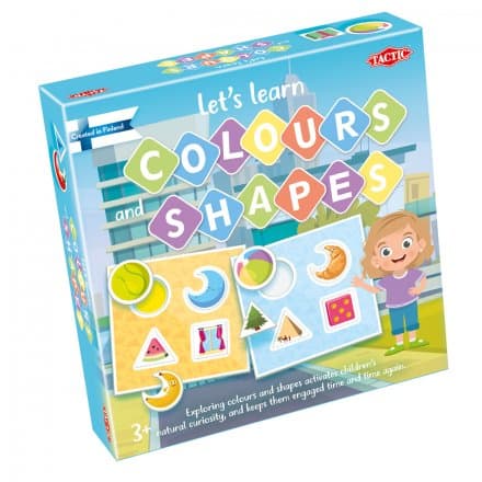 Tactic Let´s Learn Colours & Shapes Board Game box view