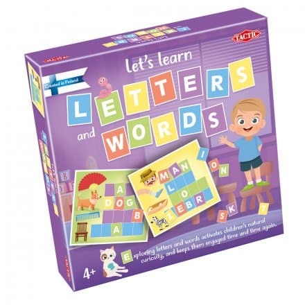 Tactic Let´s Learn Letters and Words Board Game box view