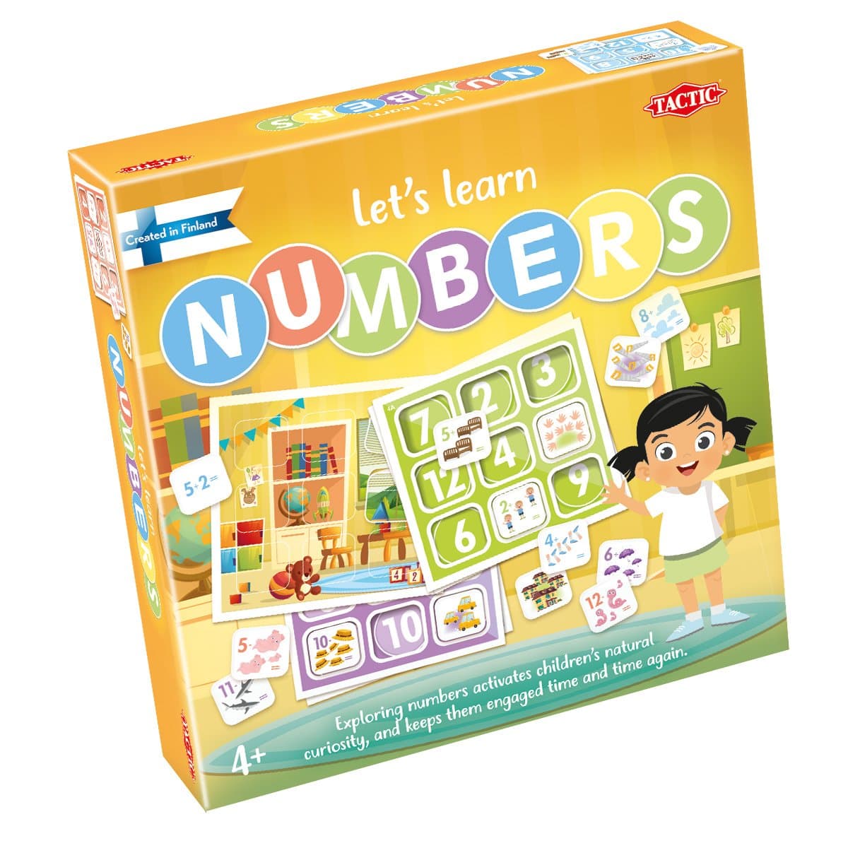 Tactic Let´s Learn Numbers Board Game box view