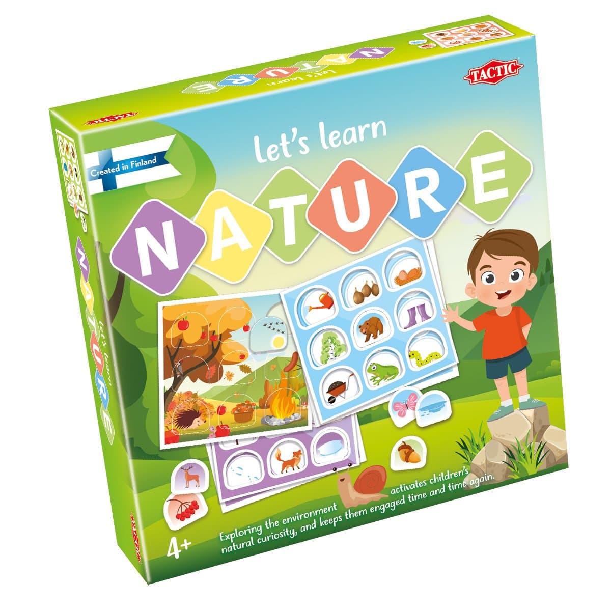 Tactic Let´s Learn Nature Board Game box view