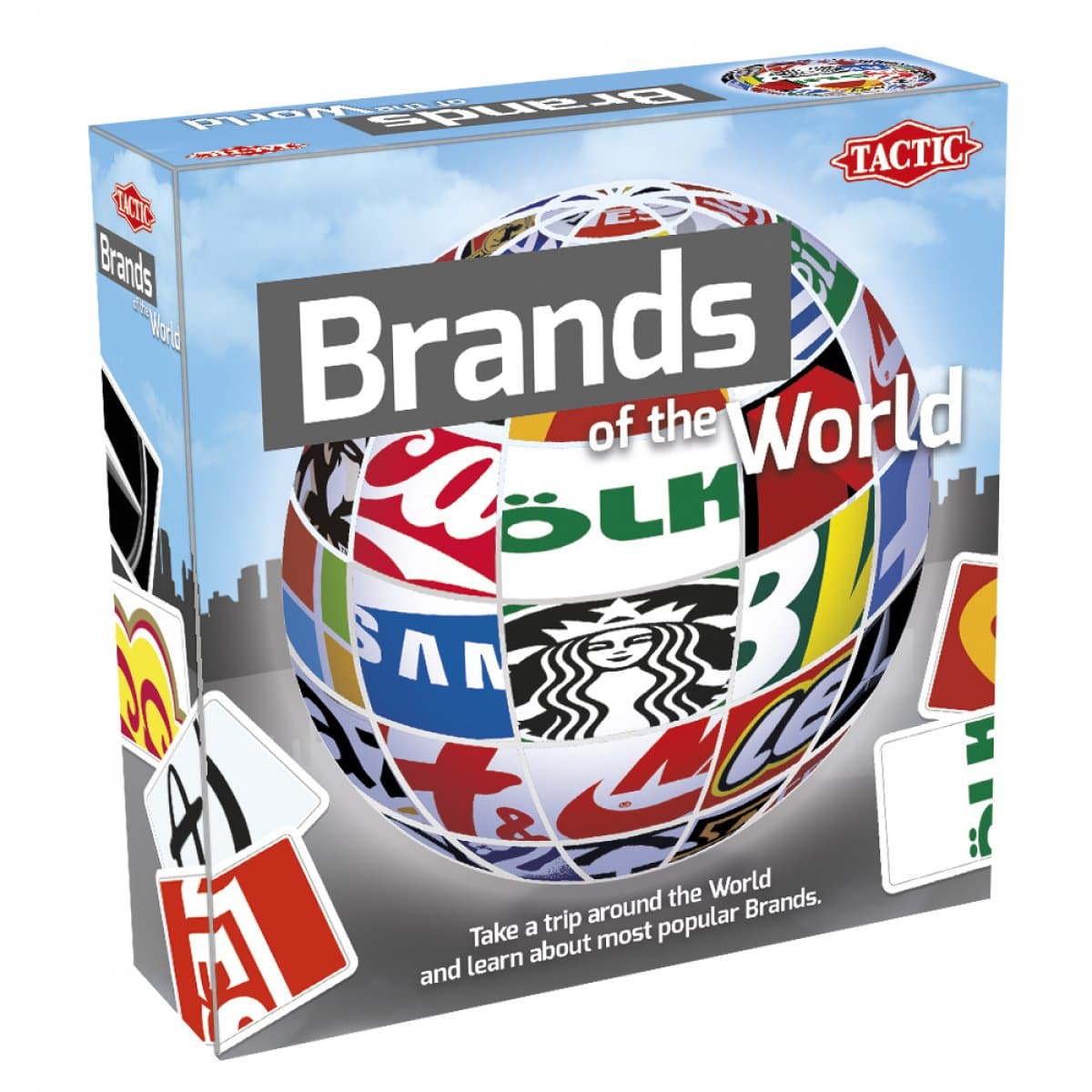 Tactic Brands of the World Board Game box view