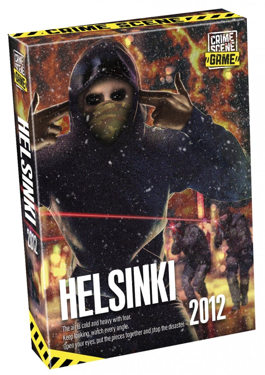 Gamestorm Crime Scene Helsinki 2012 Board Game box view