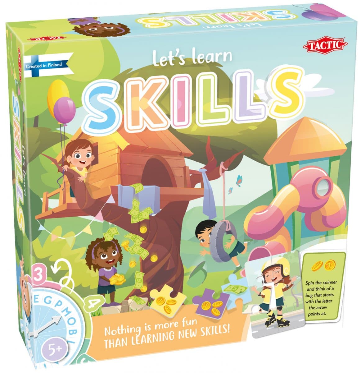 Tactic Let´s Learn Skills Board Game box view