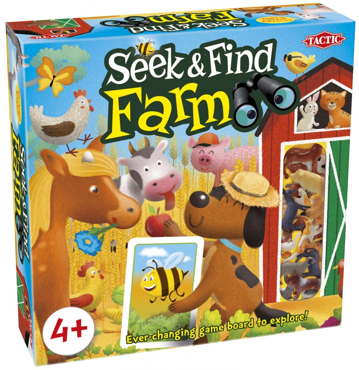Tactic Seek and Find Farm Board Game box view