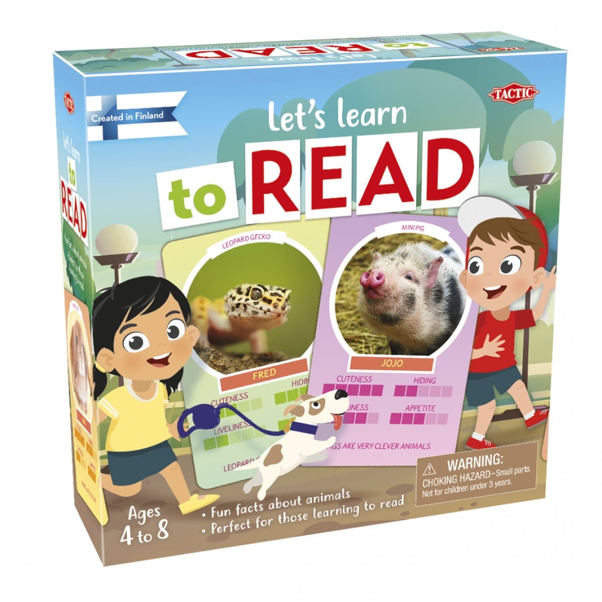 Tactic Let´s Learn to Read Board Game box view
