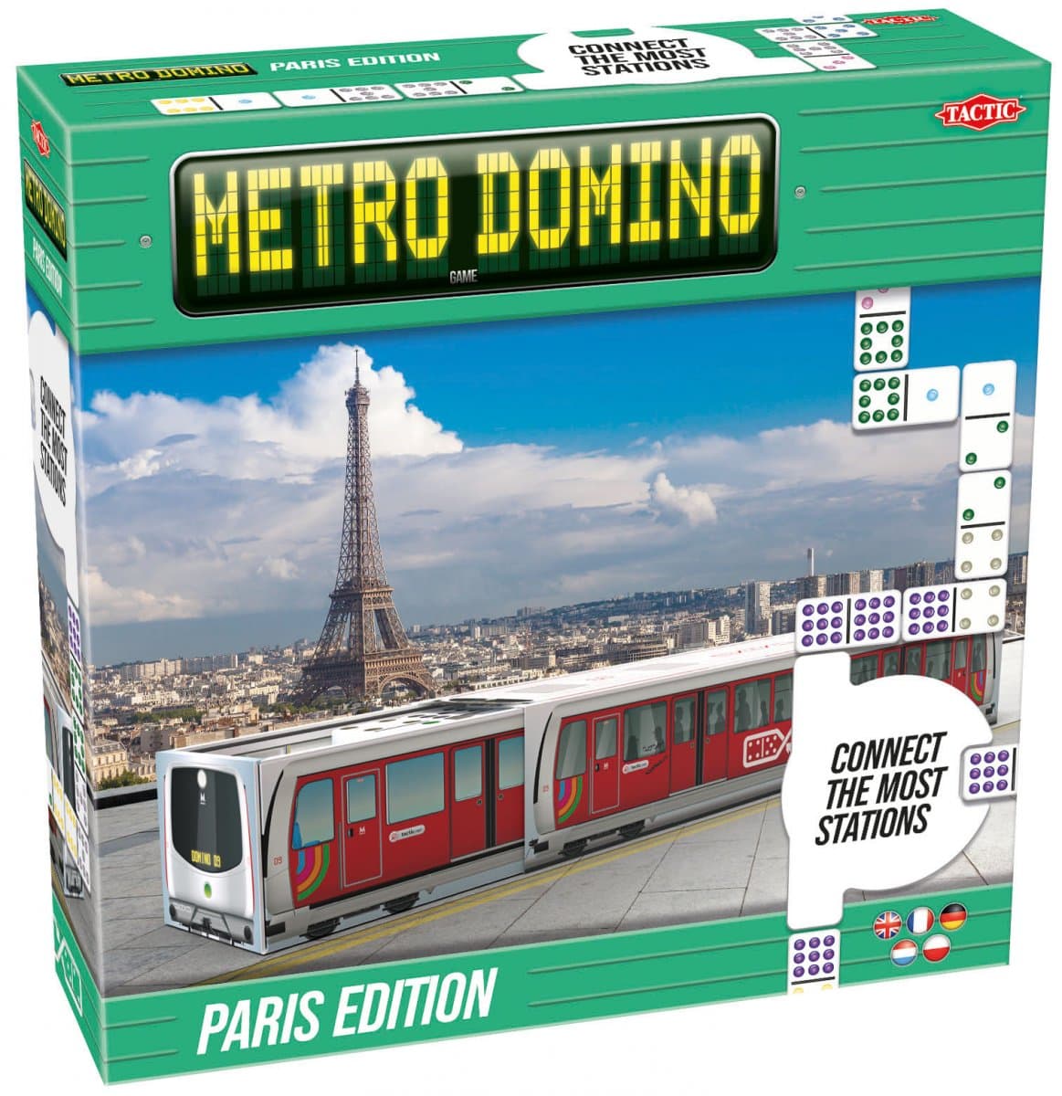 Tactic Metro Domino Paris Board Game box view