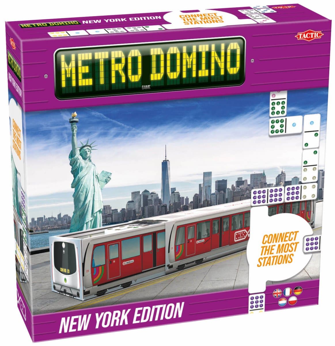 Tactic Metro Domino New York Board Game box view