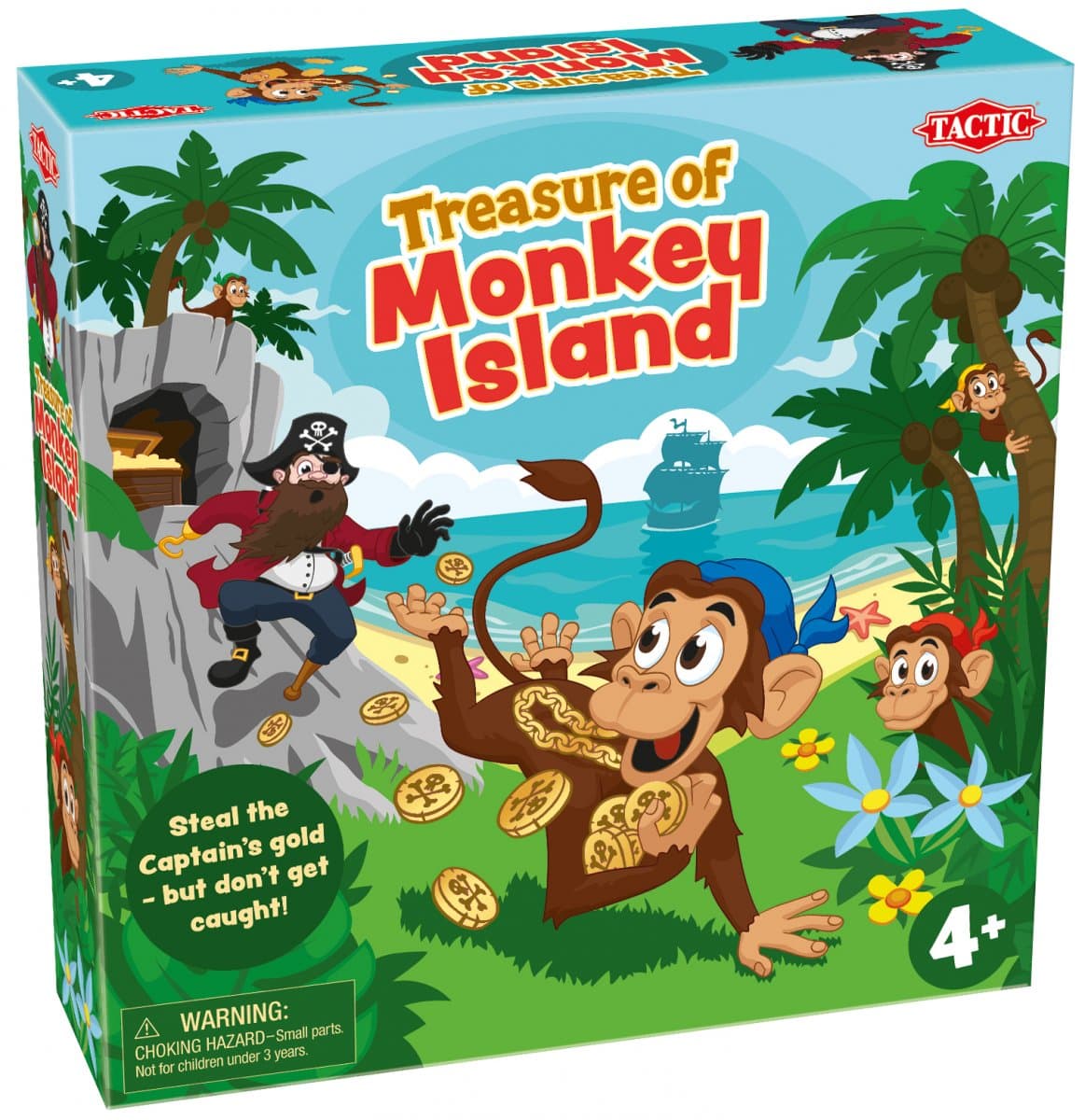 Tactic Treasure of Monkey Island Board Game box view