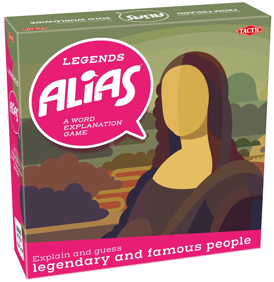 Tactic Alias Legends Board Game box view