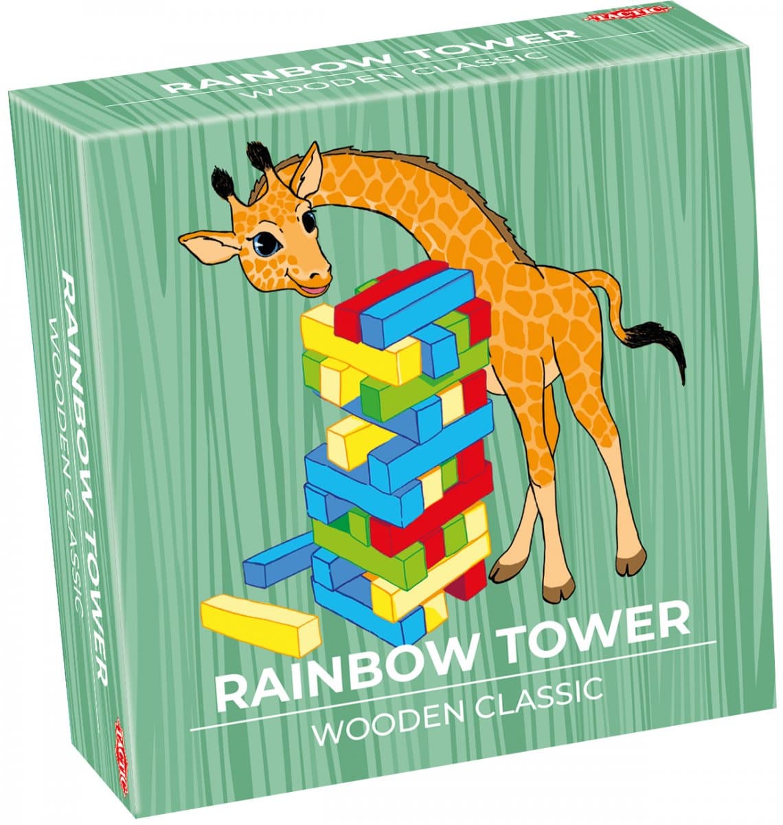 Tactic Trendy Rainbow Tower Board Game box view