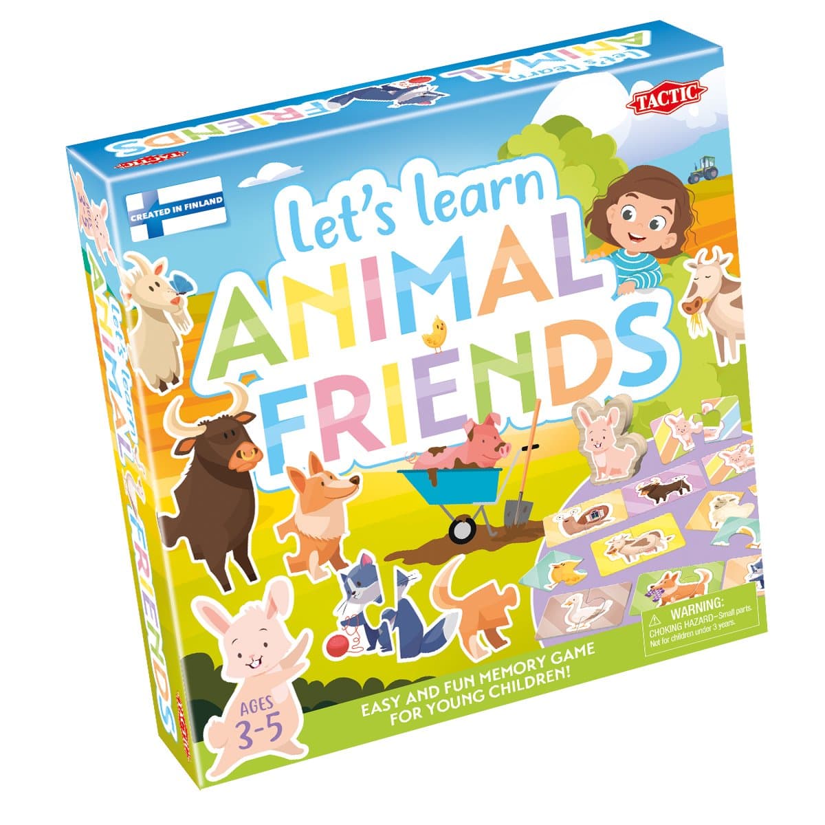 Tactic Let´s Learn Animal Friends Board Game box view