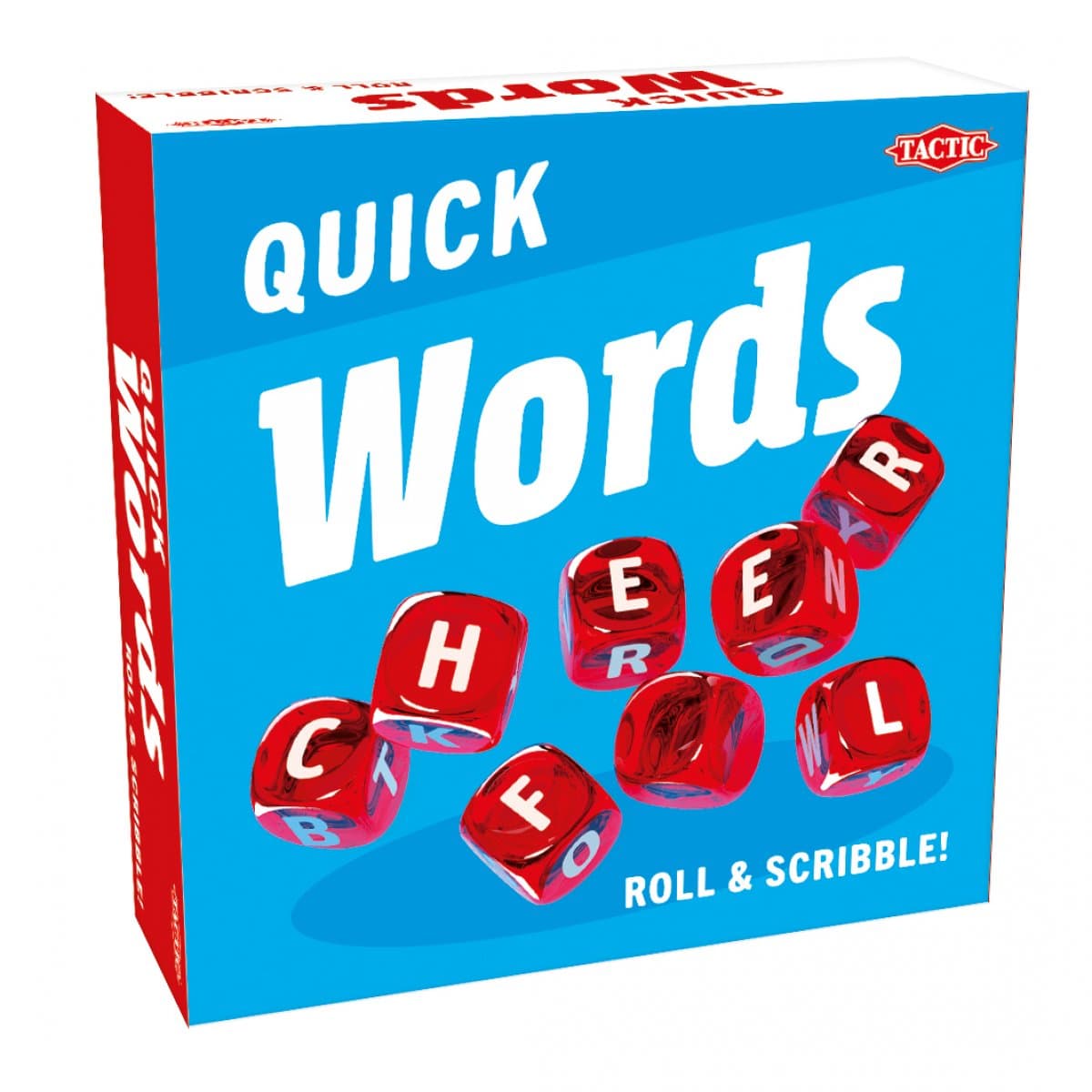 Tactic Quick Words Dice Game box view