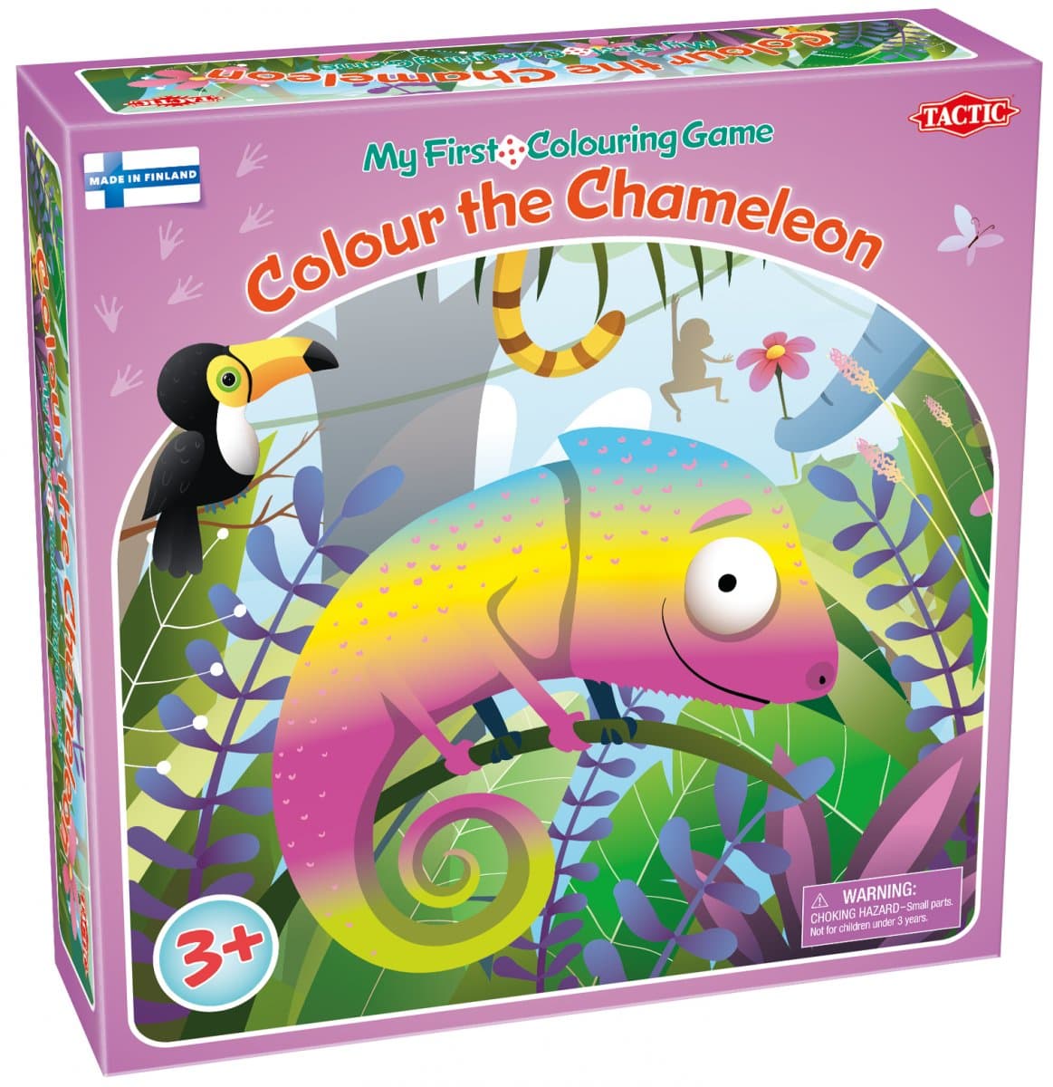 Tactic My First Game Colour the Chameleon Board Game box view