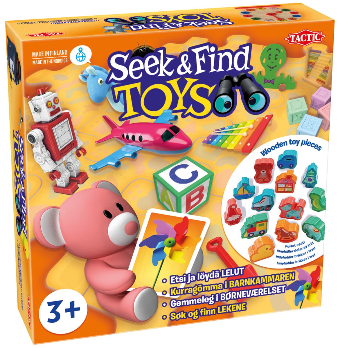 Tactic Seek & Find Toys Board Game box view