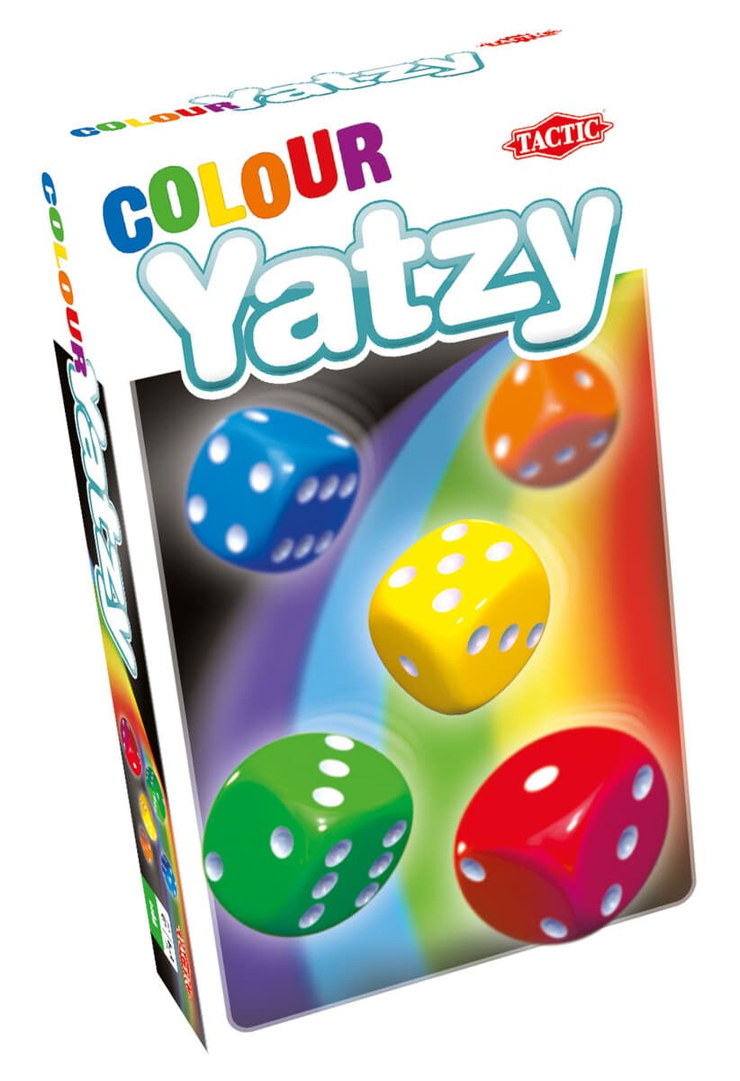 Tactic Colour Yatzy Dice Game box view