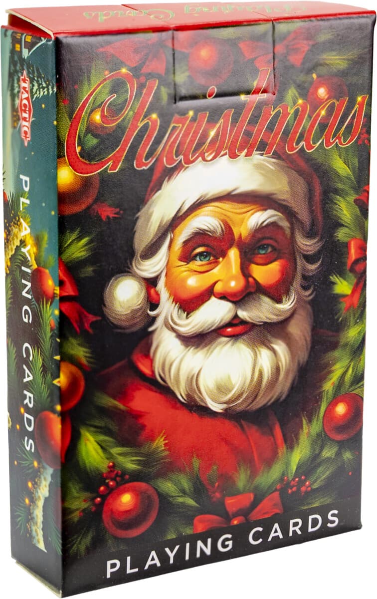 Tactic Christmas Playing Cards box view