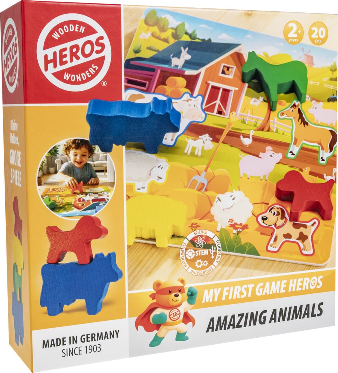 My First Game Heros Amazing Animals box view