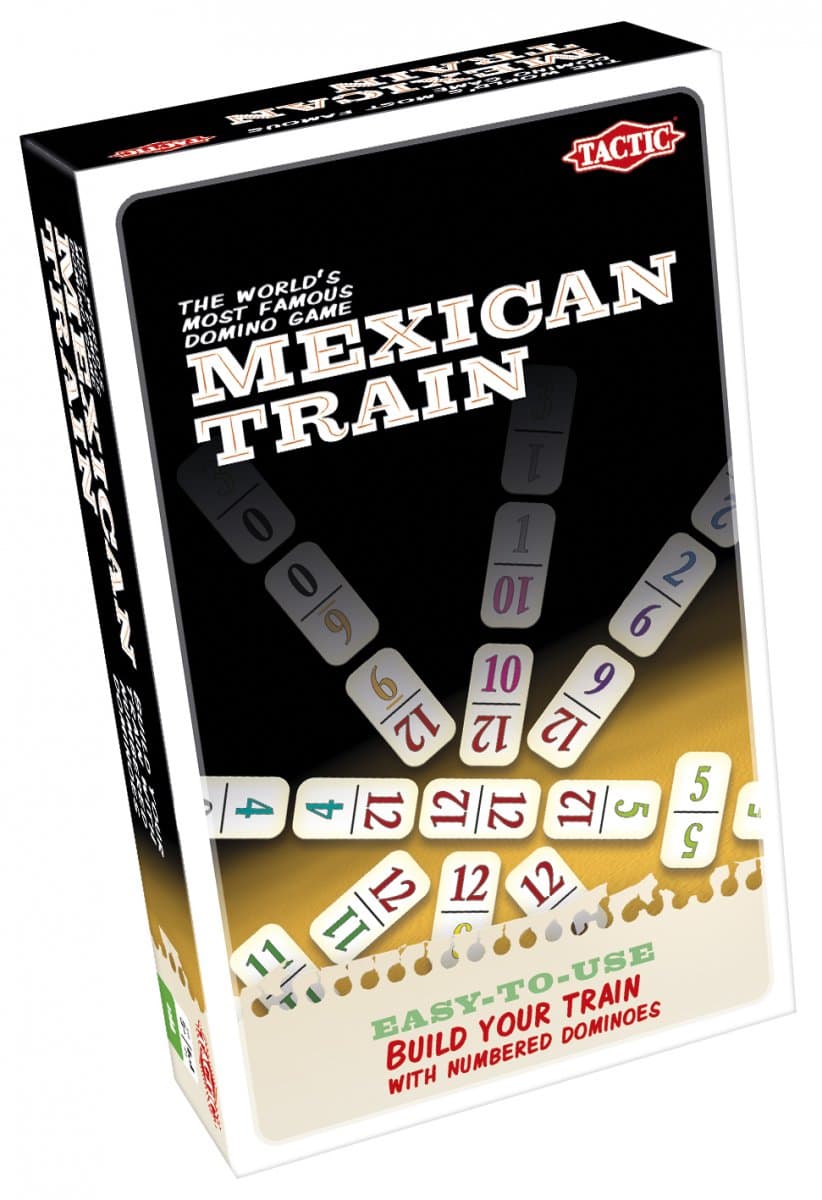 Tactic Mexican Train Travel Game box view