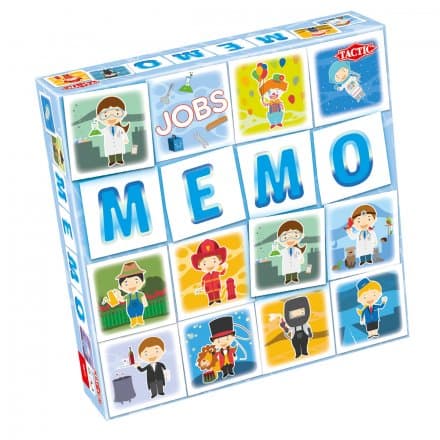 Tactic Memo Jobs Board Game box view