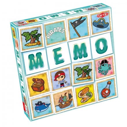 Tactic Memo Pirates Board Game box view