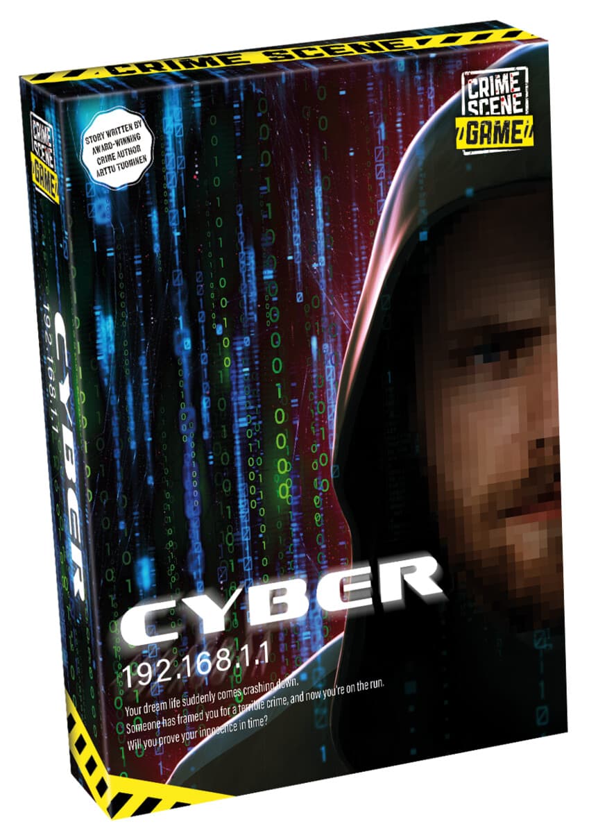 Gamestorm Crime Scene Cyber Board Game box view