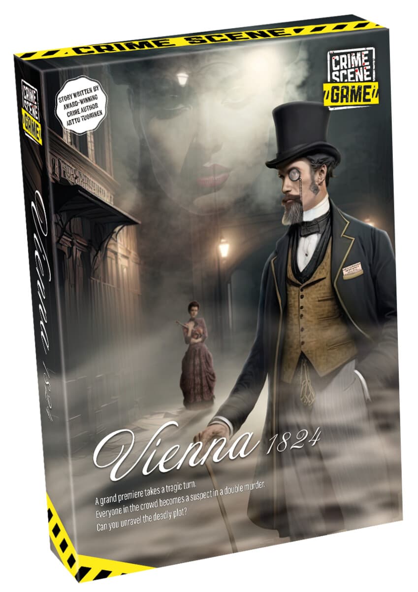 Gamestorm Crime Scene Vienna 1824 Board Game box view